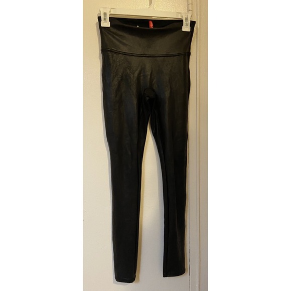 SPANX Pants - Spanx Faux Leather Leggings‎ for Women Size S Black